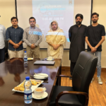 Ameer Ali Salman with SMEDA representatives and other Students