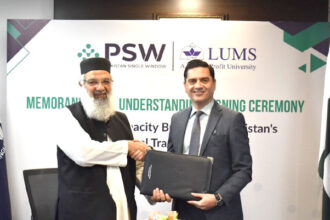 LUMS, PSW Sign MoU to Boost Trade Facilitation Capacity, Research