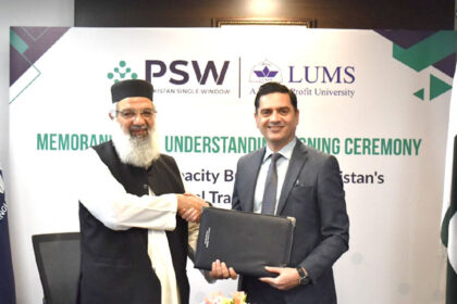 LUMS, PSW Sign MoU to Boost Trade Facilitation Capacity, Research