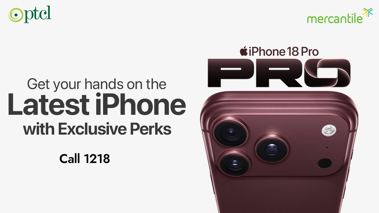PTCL & Mercantile to offer iPhone 18 Pro series with two-year warranty, protection and connectivity benefits