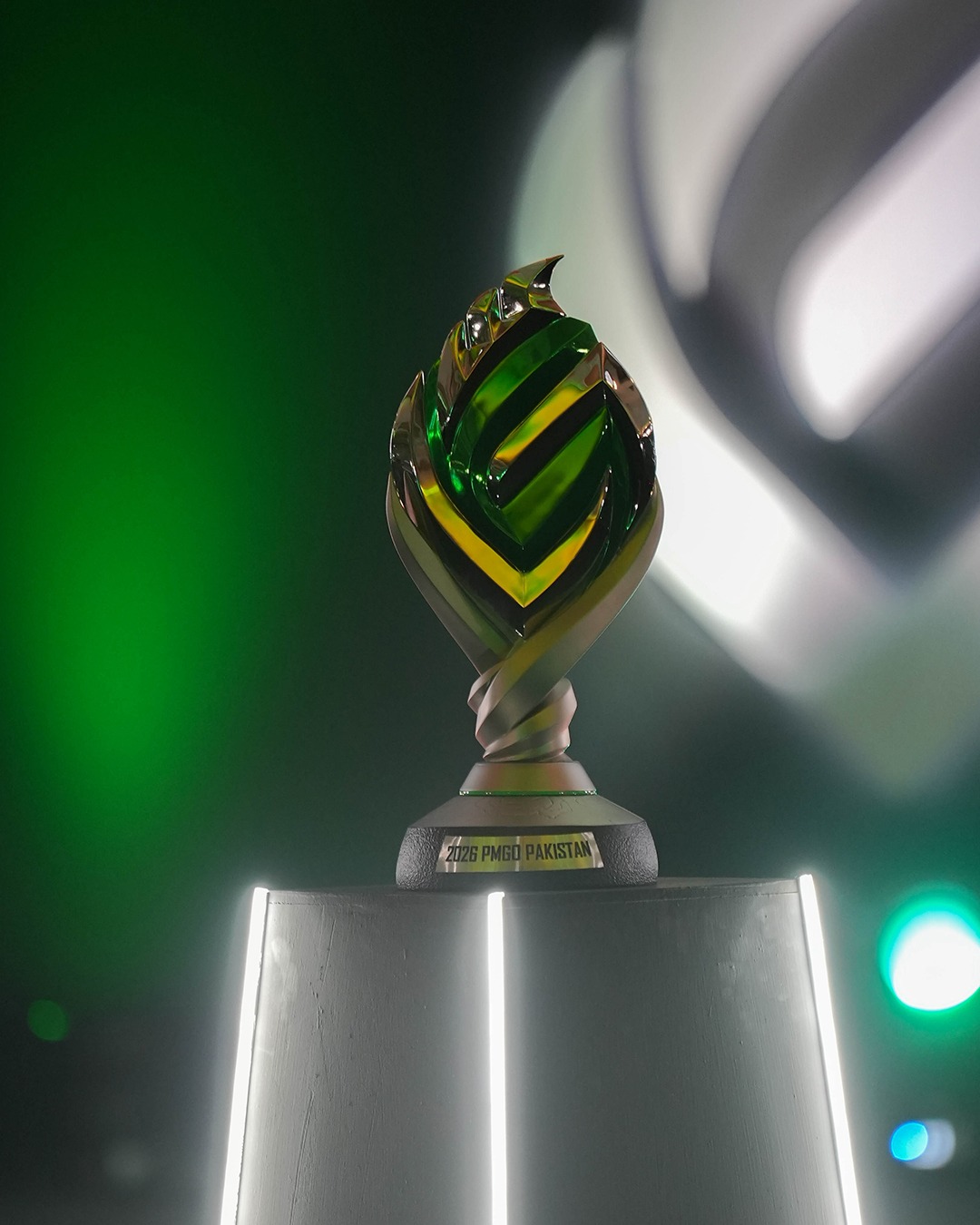 PMGO Season 2 trophy at the Lahore finals