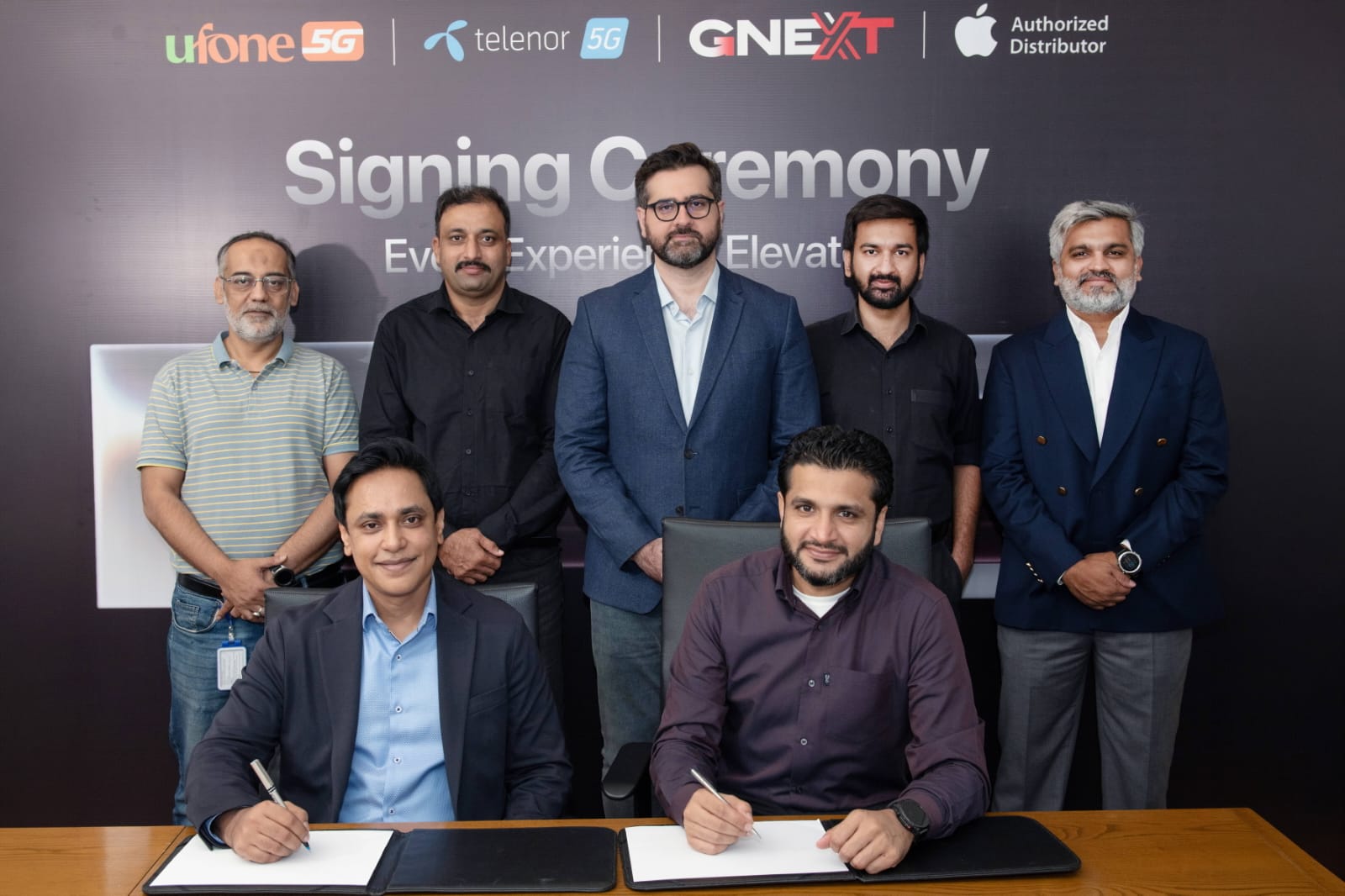 PTML and GNEXT signing ceremony for iPhone 18 Pro series partnership in Islamabad