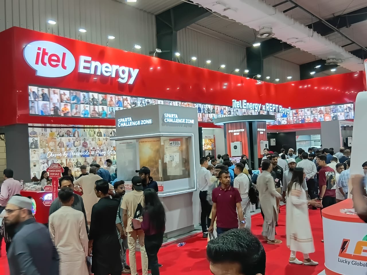 itel Energy stand at the 22nd Solar Pakistan Expo in Karachi