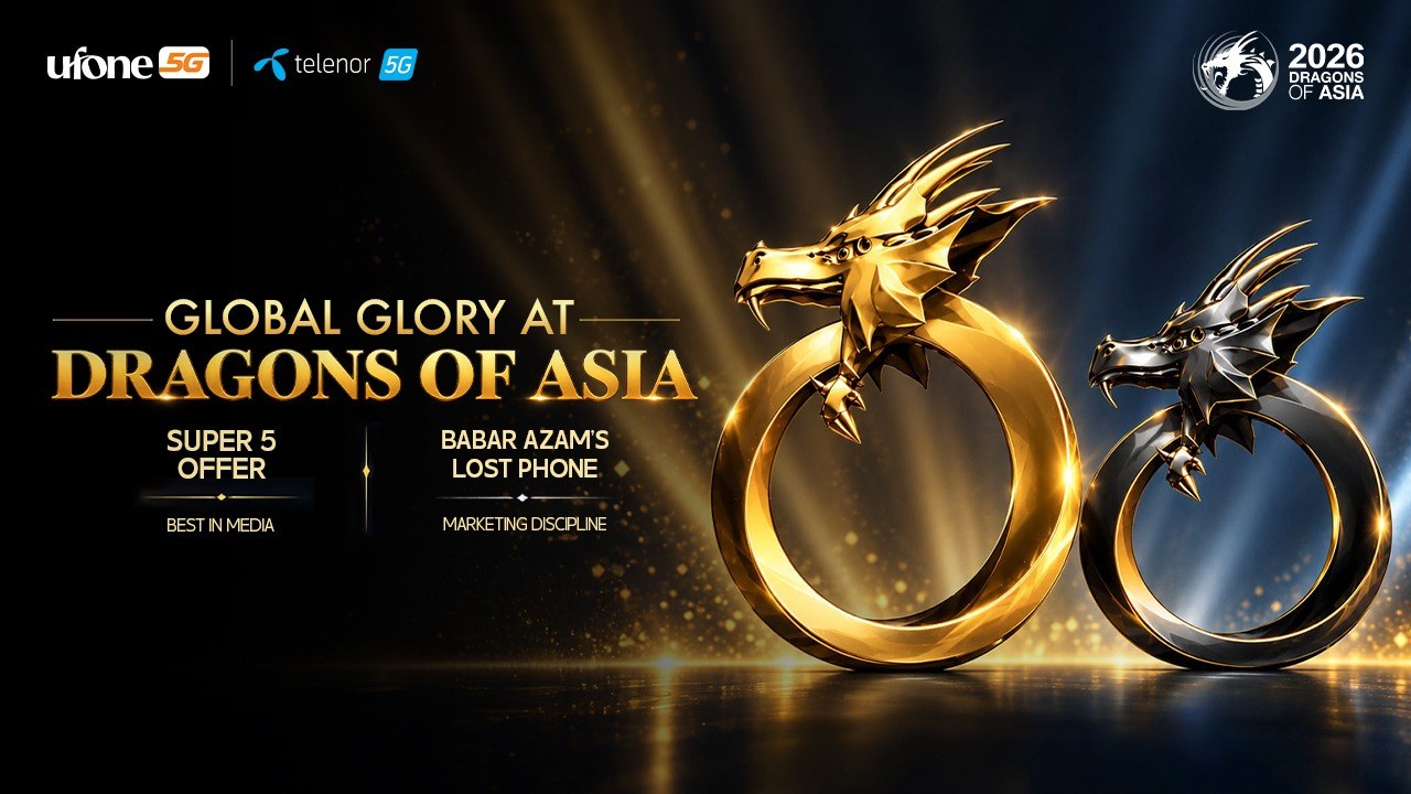 Ufone Bags Two Awards at Dragons of Asia 2026